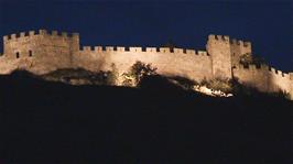 Tourbillion Castle, Sion, dating from 1290, seen from the steps up to Castle Valère, 0.9 miles from the hostel